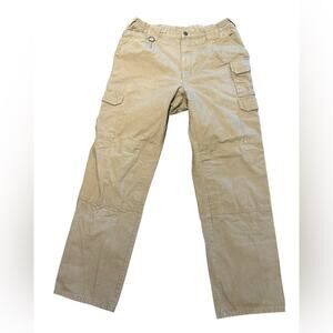 5.11 Tactical Men's 34 x 34 Khaki Double Knee Cargo Pants